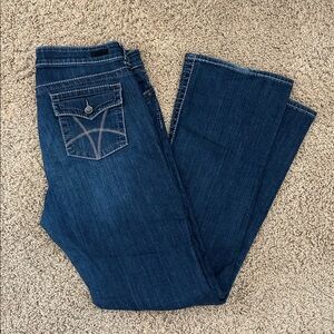 KUT from the Kloth Natalie High Rise Bootcut Jeans Size 12 Blue Denim EUC
